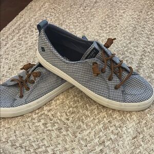 Sperry Blue and Brown Boat Shoes with Nautical Style